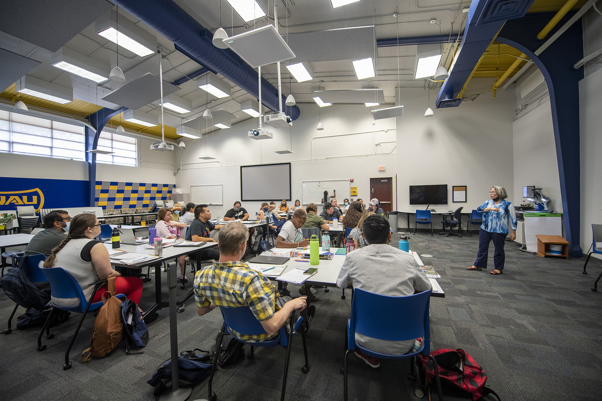 adults in a classroom